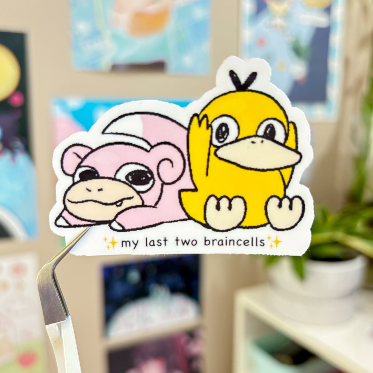 last two braincells sticker