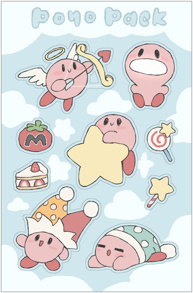 dreamland sticker sheet